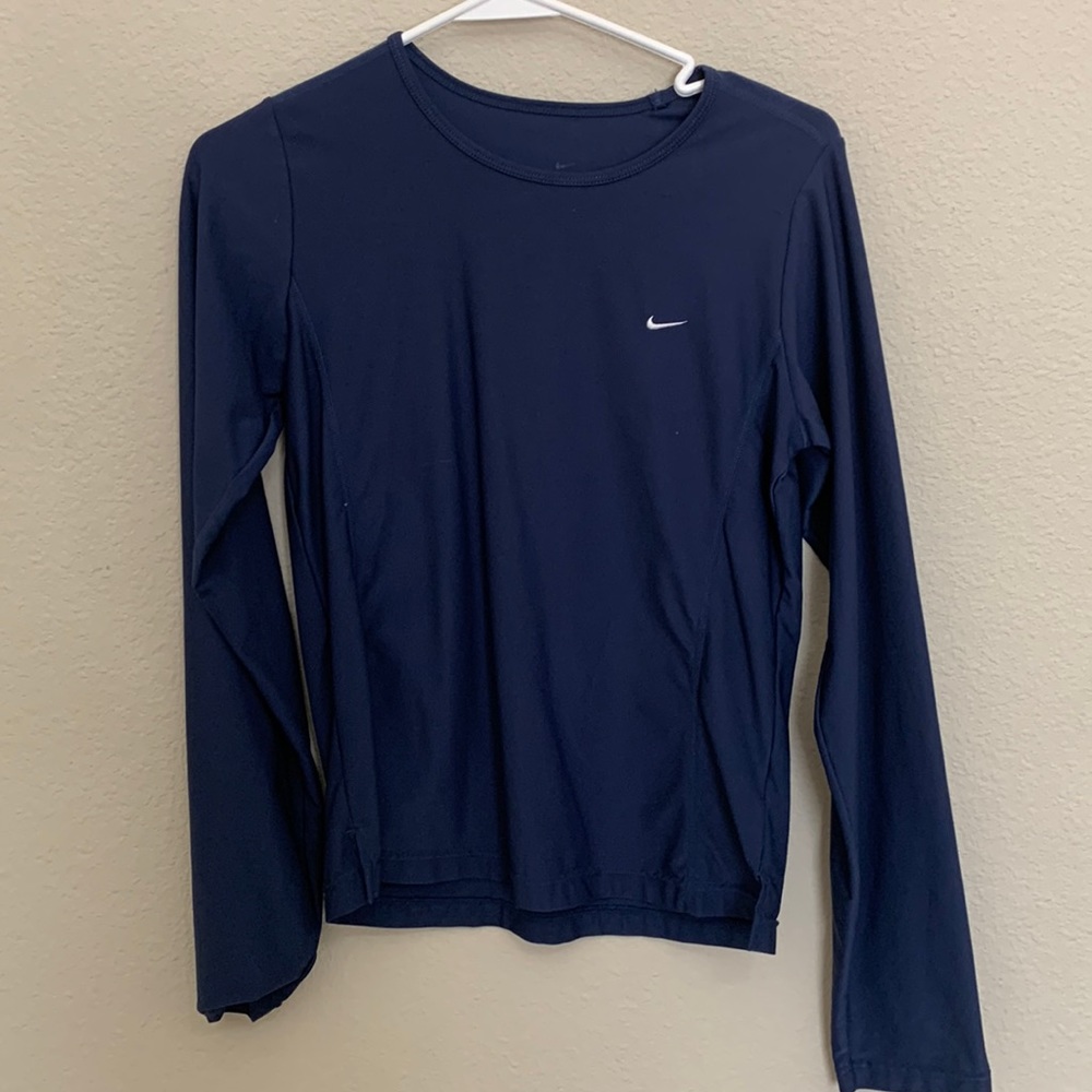 Blue Nike shirt!